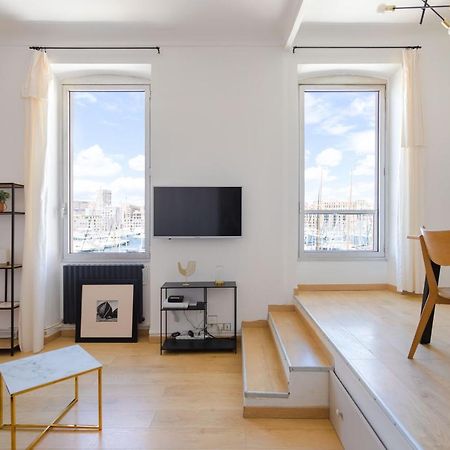 Le Rive Neuve Standing Vieux-Port - Appartement 1 Chambre 4 Pers Vue Mer Clim Марсель Экстерьер фото