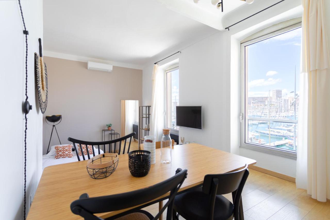 Le Rive Neuve Standing Vieux-Port - Appartement 1 Chambre 4 Pers Vue Mer Clim Марсель Экстерьер фото